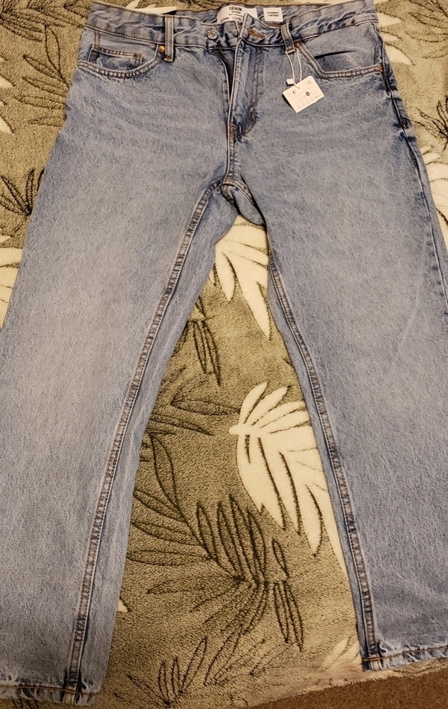 Bershka Straight Vintage Denim - Picture 3 of 5